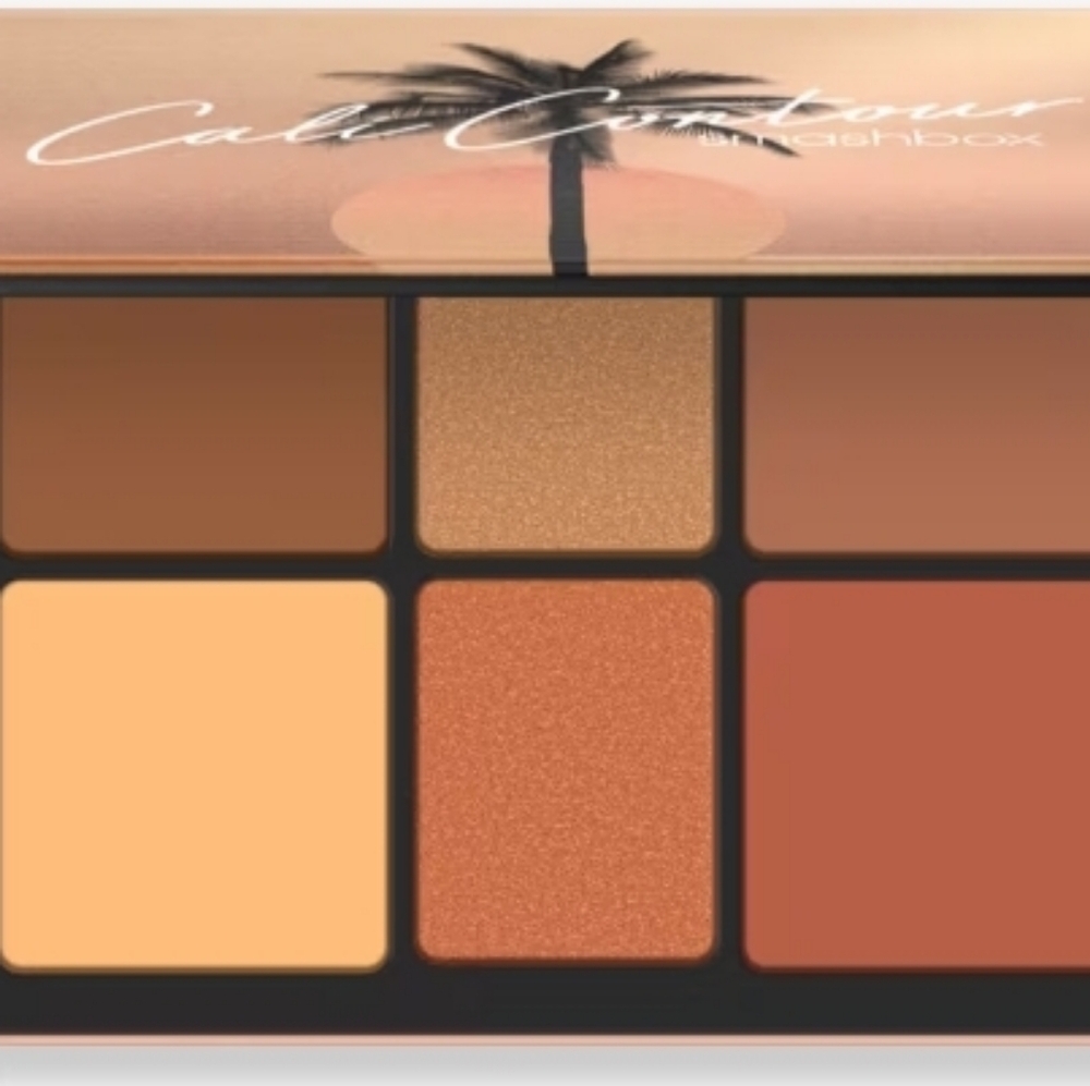 SmashboxCali Contour Blush Highlighter& Bronzer Face Palette Medium/Dar